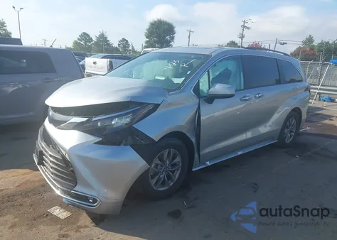 2024 Toyota Sienna Xle из США, поврежденный, VIN 5TDYRKEC7RS186640